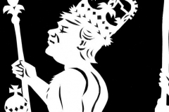 The Emperor's New Clothes- Cut paper illustration