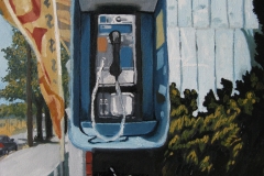 Broke oil painting on paper 2013