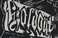 The Holdout woodcut print 2014